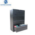 Low Price Steel Office Furniture 4 Drawer Laterial Cabinet